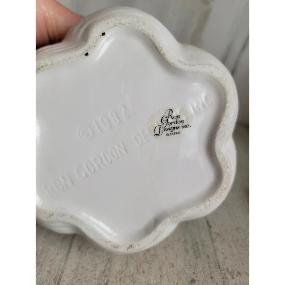 Ron‎ Gordon geese trinket vintage candy dish goose unique home decor